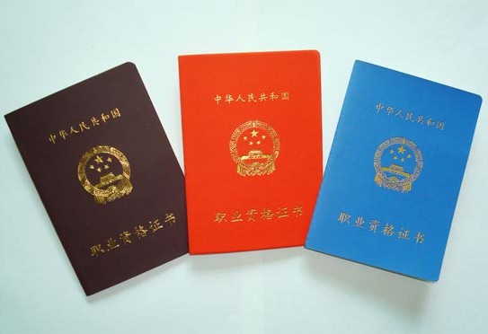 康復(fù)理療師資格證書(shū)正面照展示