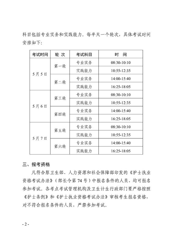 廣東省江門市2018年護(hù)士資格考試報(bào)名工作安排