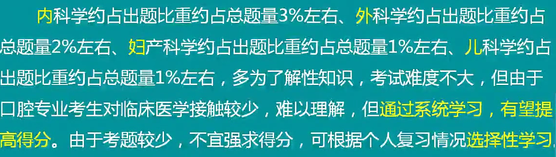 2018年口腔執(zhí)業(yè)助理醫(yī)師各個科目考試經(jīng)驗匯總