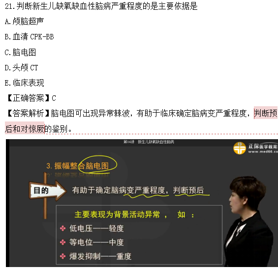 醫(yī)學(xué)教育網(wǎng)課程vs2018年臨床執(zhí)業(yè)醫(yī)師試題圖文對比第四單元（3）