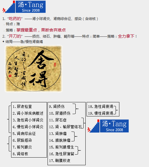 臨床執(zhí)業(yè)助理醫(yī)師泌尿系統(tǒng)特點(diǎn)及19個(gè)重點(diǎn)小結(jié)