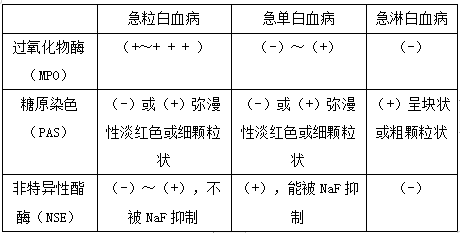 細胞化學染色主要從細胞形態(tài)來鑒別各類白血病 