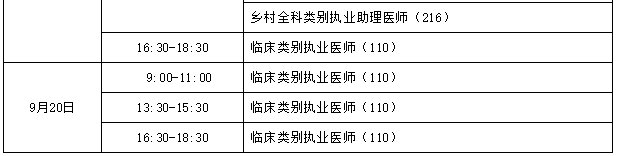 安徽安慶考試時間安排2