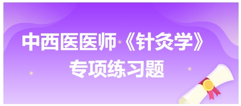 中西醫(yī)醫(yī)師《針灸學(xué)》專項練習題29